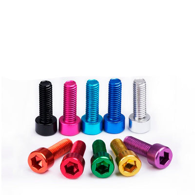 M5 Aluminum Alloy Socket Cap Screws Allen Hex Head Bolts Anodized – 9 Colors, 6–30mm