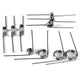 Torsion Spring (pack of 10), 0.4mm Wire diameter, 3mm - 6mm OD, Right spring