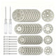 50pcs Diamond Cutting Wheel For Dremel Rotary Tool Die Grinder Metal Cut Off Disc