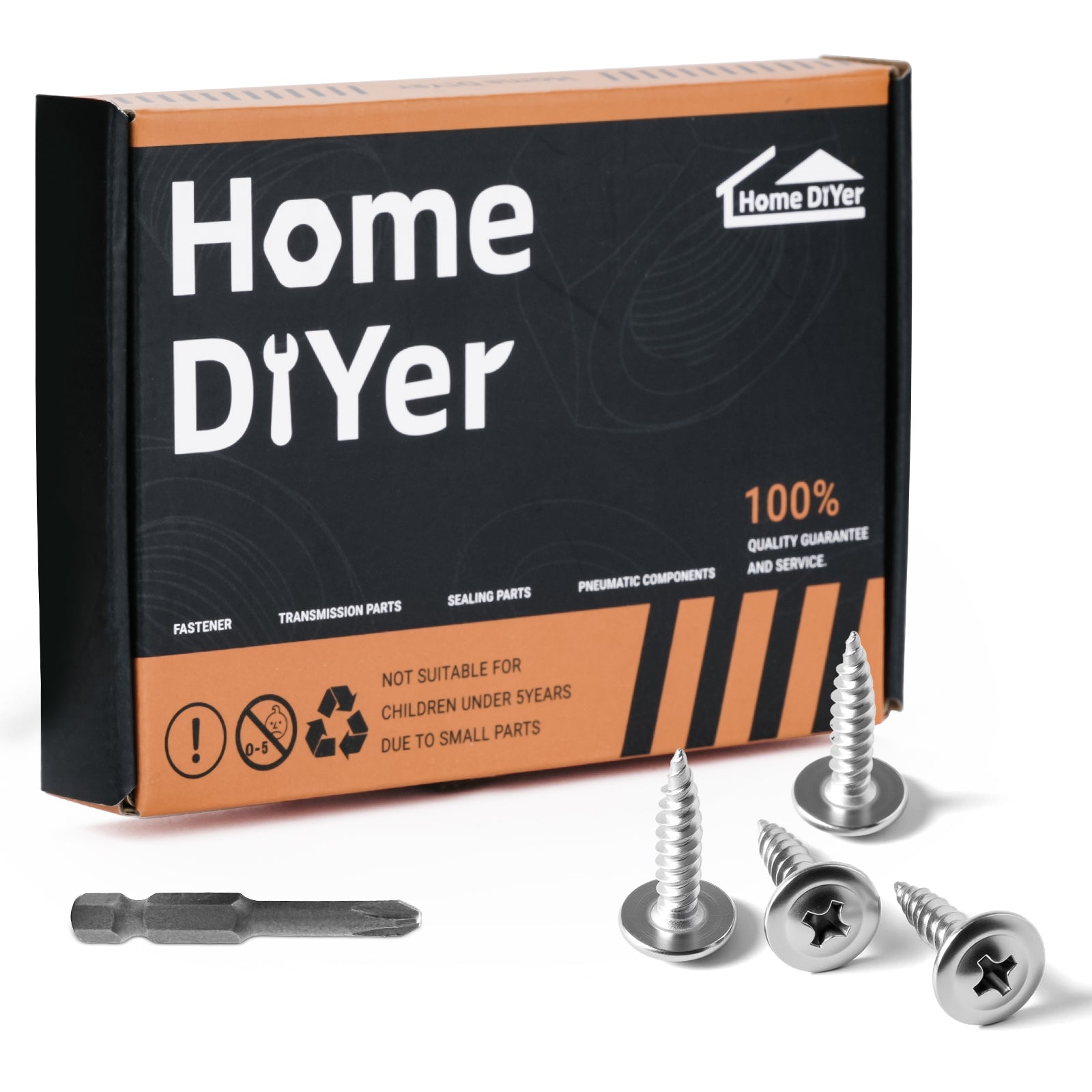 POZI FLANGED SELF TAPPING SCREWS A2 STAINLESS STEEL TAPPERS No.12 (6mm dia.)