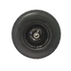 (4-Pack) 13x5.00-6 Flat Free Tire and Wheel Assemblies – Solid Rubber, 3" Centered Hub, 3/4" Bushings, 440 lb Capacity