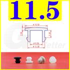 Snap-On Hole Plug Round Silicone Rubber Blanking Seal Bung Pipe Tube (2.5-60mm)