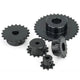 04C Roller Chain Drive Sprocket Wheel 11T-40T Keyhole Hole 8mm-30mm Pitch 6.35mm