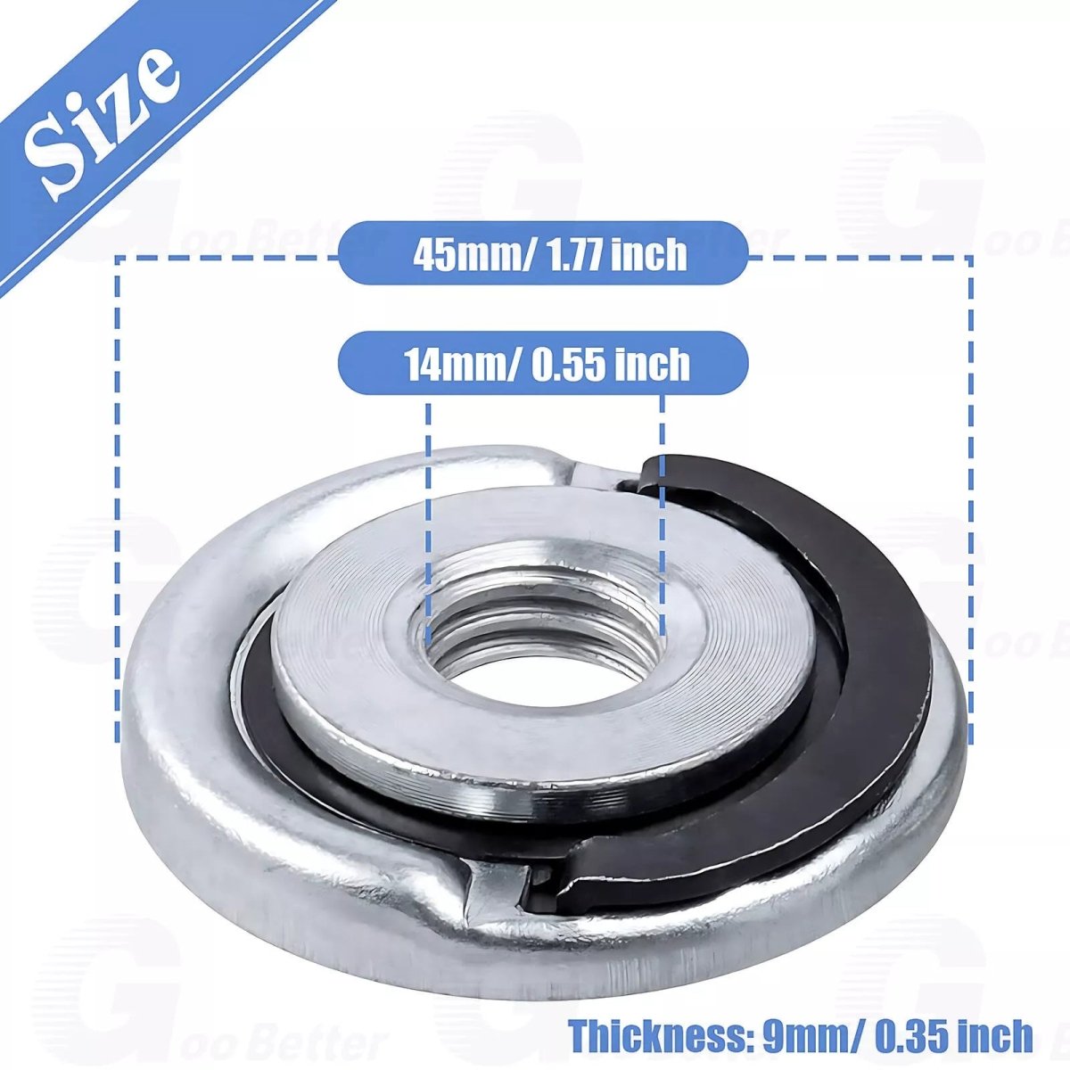 M14 Angle Grinder Flange Nut Quick Change Release Attachments Locking Key Parts - HomeDIYer