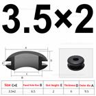Wiring Grommets - Rubber Open Grommet - Cable Hole Plug Bung Wire Cable Protect