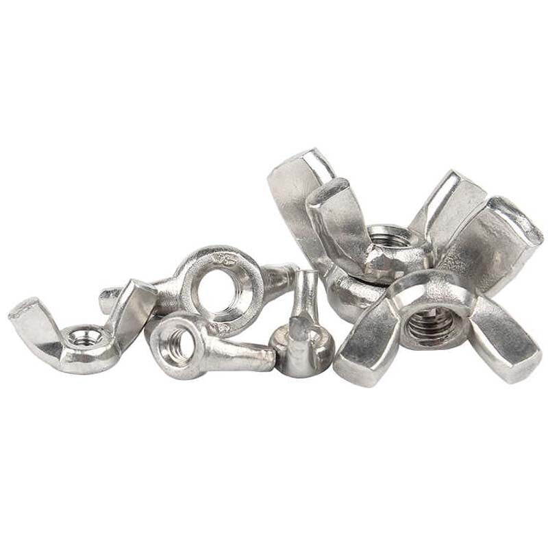 Wing Nuts To Fit Metric Bolts Screws A2 Stainless Steel M3 M4 M5 M6 M8 M10 M12