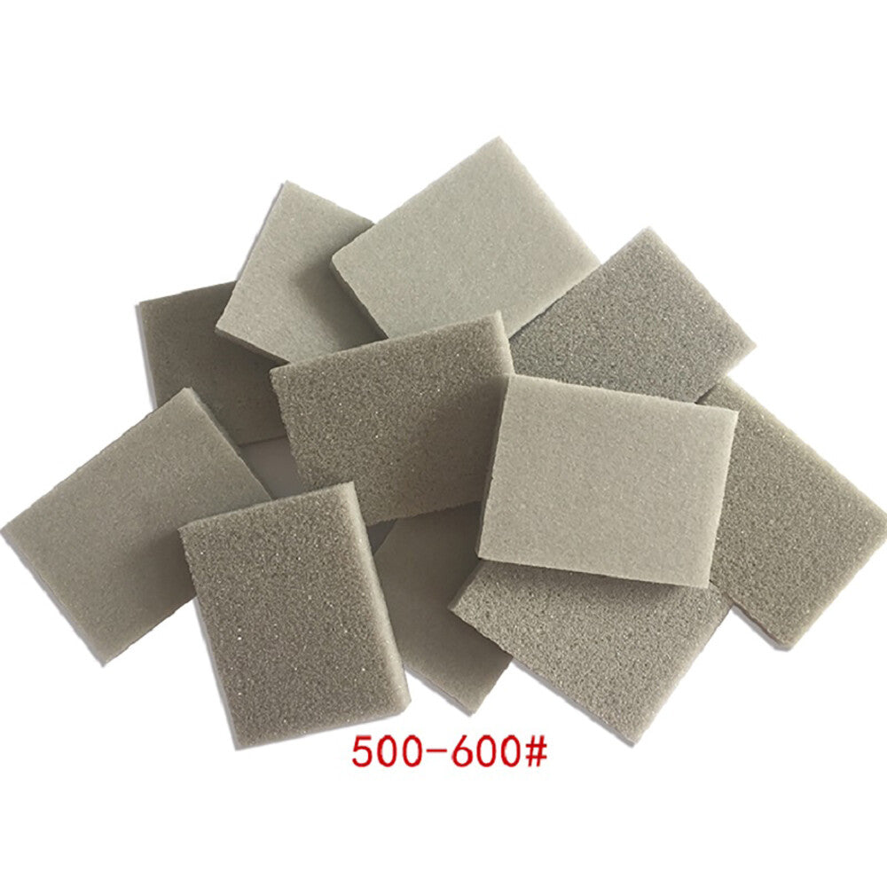 30x40mm Wet Dry Spong Sanding 300-3000 Grit Hook Loop Sandpaper Polishing Block