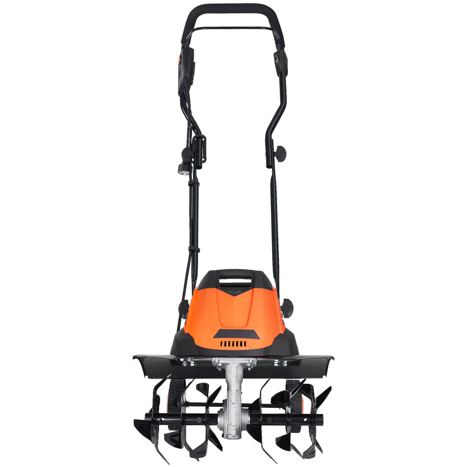 12 Amp Electric Tiller, 18" Tilling Width 3.94" Tilling Depth Corded Electric Tiller/Cultivator, Steel Mn Tines, Rototiller for Garden Lawn Soil Digging