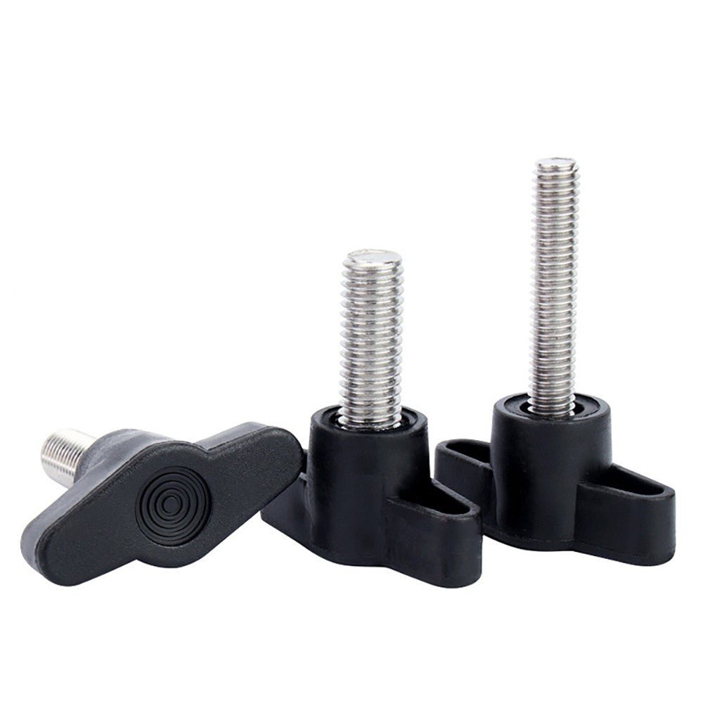 M4 M5 M6 M8 Wing Knob T - Handle Thumb Screw Bolts – Plastic Clamping Knob with Male Thread - HomeDIYer