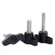 M4 M5 M6 M8 Wing Knob T-Handle Thumb Screw Bolts – Plastic Clamping Knob with Male Thread