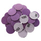 25mm Wet and Dry Sanding Discs 1 inch Sandpaper Hook and Loop Pads Grit 60-10000