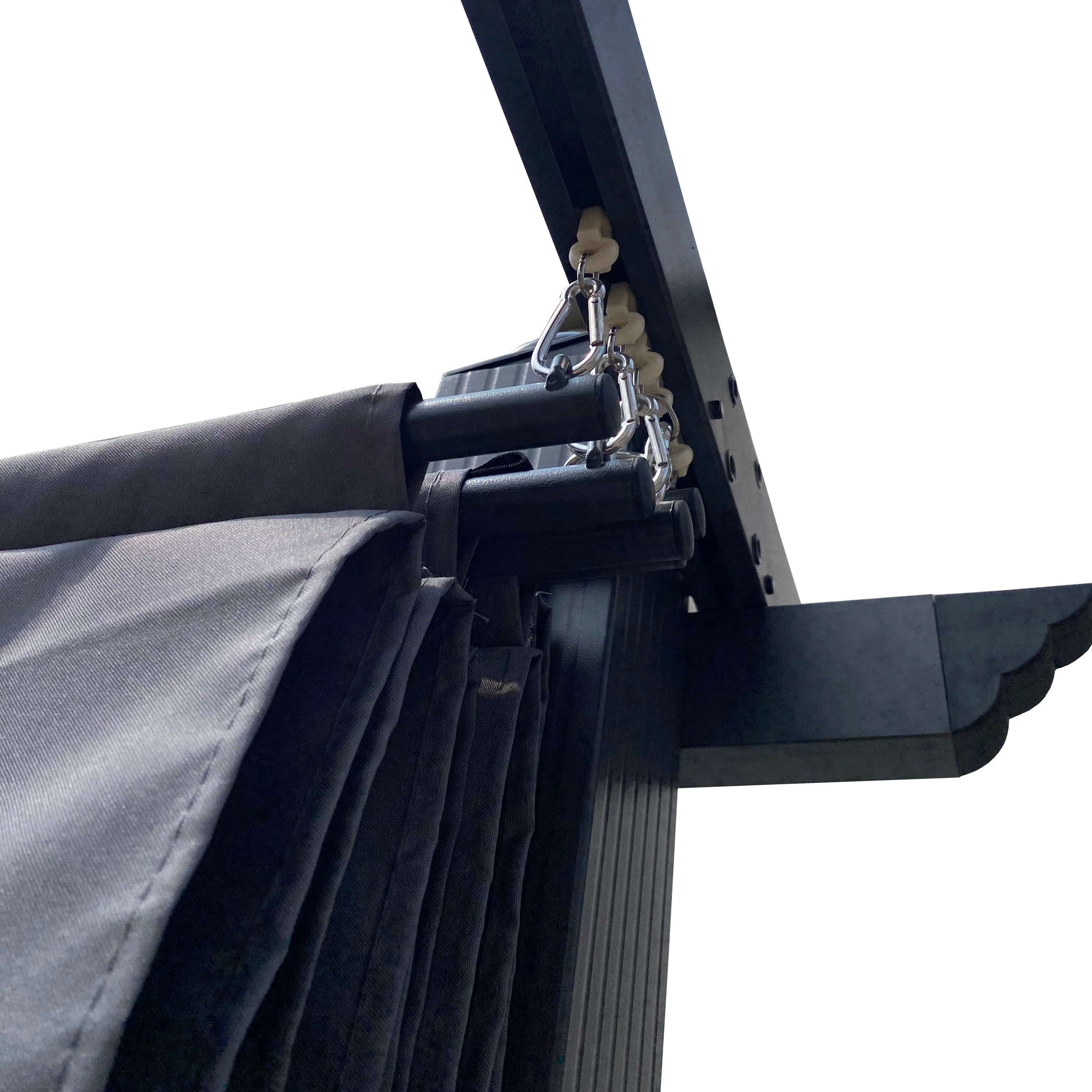 13x10 ft Pergola Replacement Canopy Cover, UV & Water Resistant Polyester – Gray
