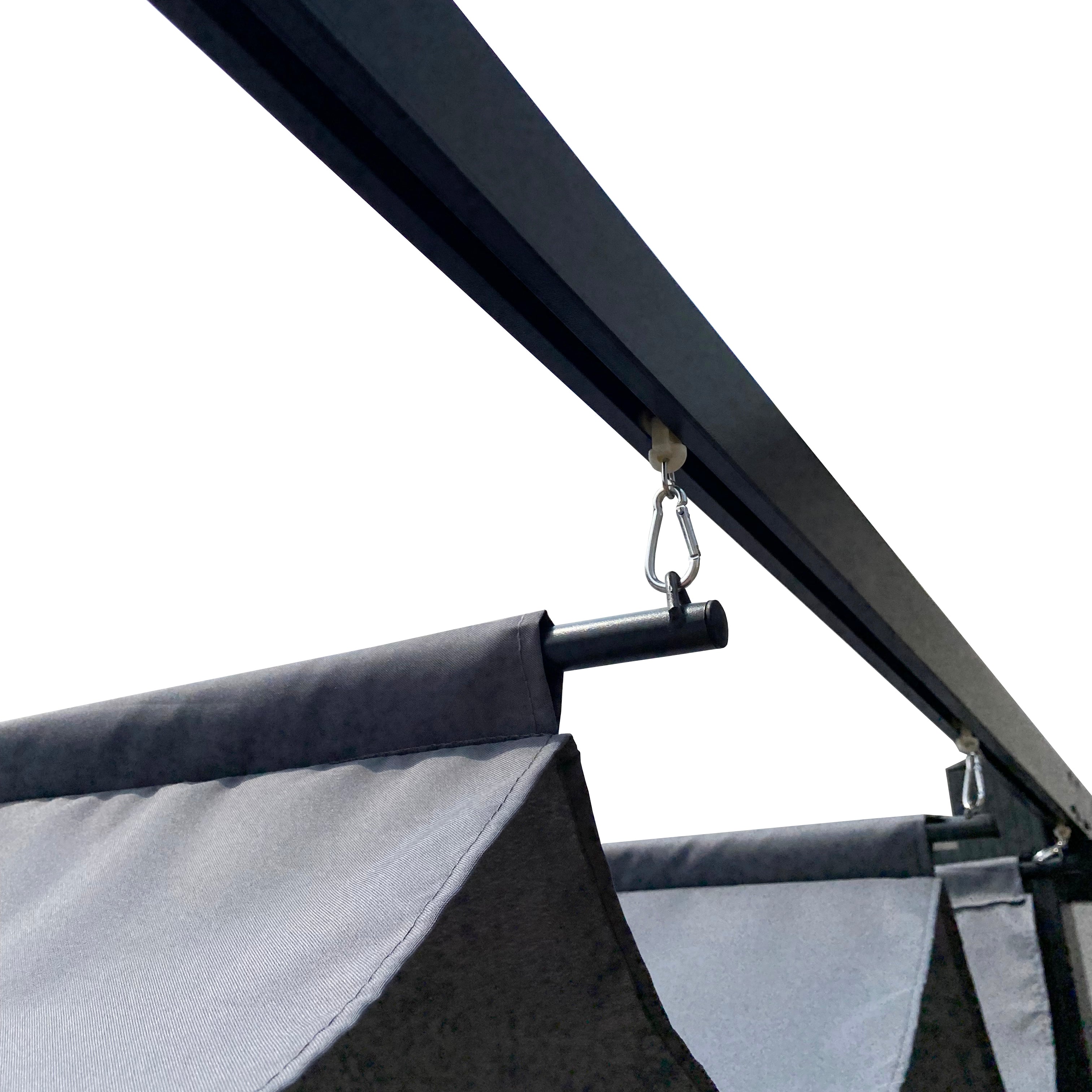 13x10 ft Pergola Replacement Canopy Cover, UV & Water Resistant Polyester – Gray