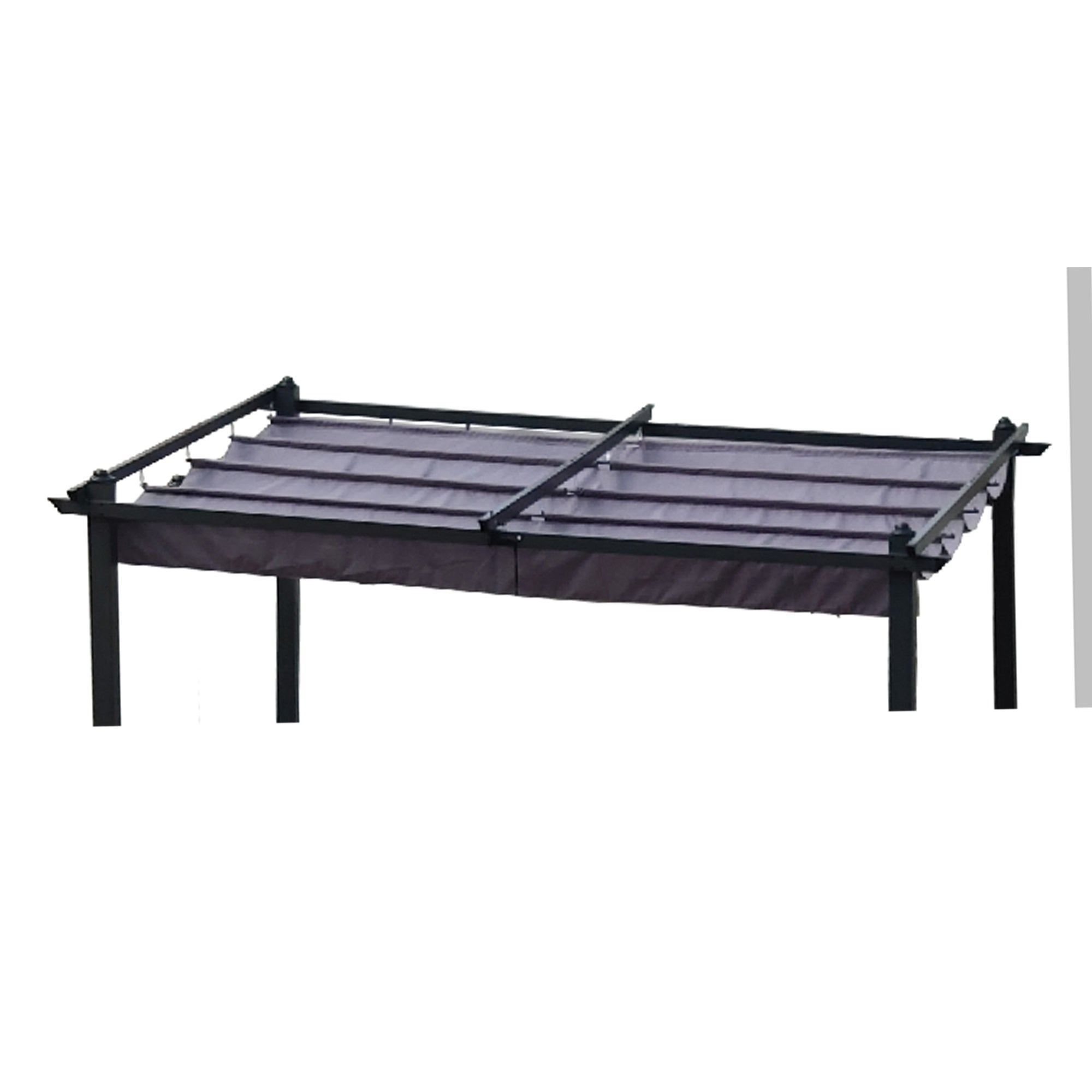 13x10 ft Pergola Replacement Canopy Cover, UV & Water Resistant Polyester – Gray