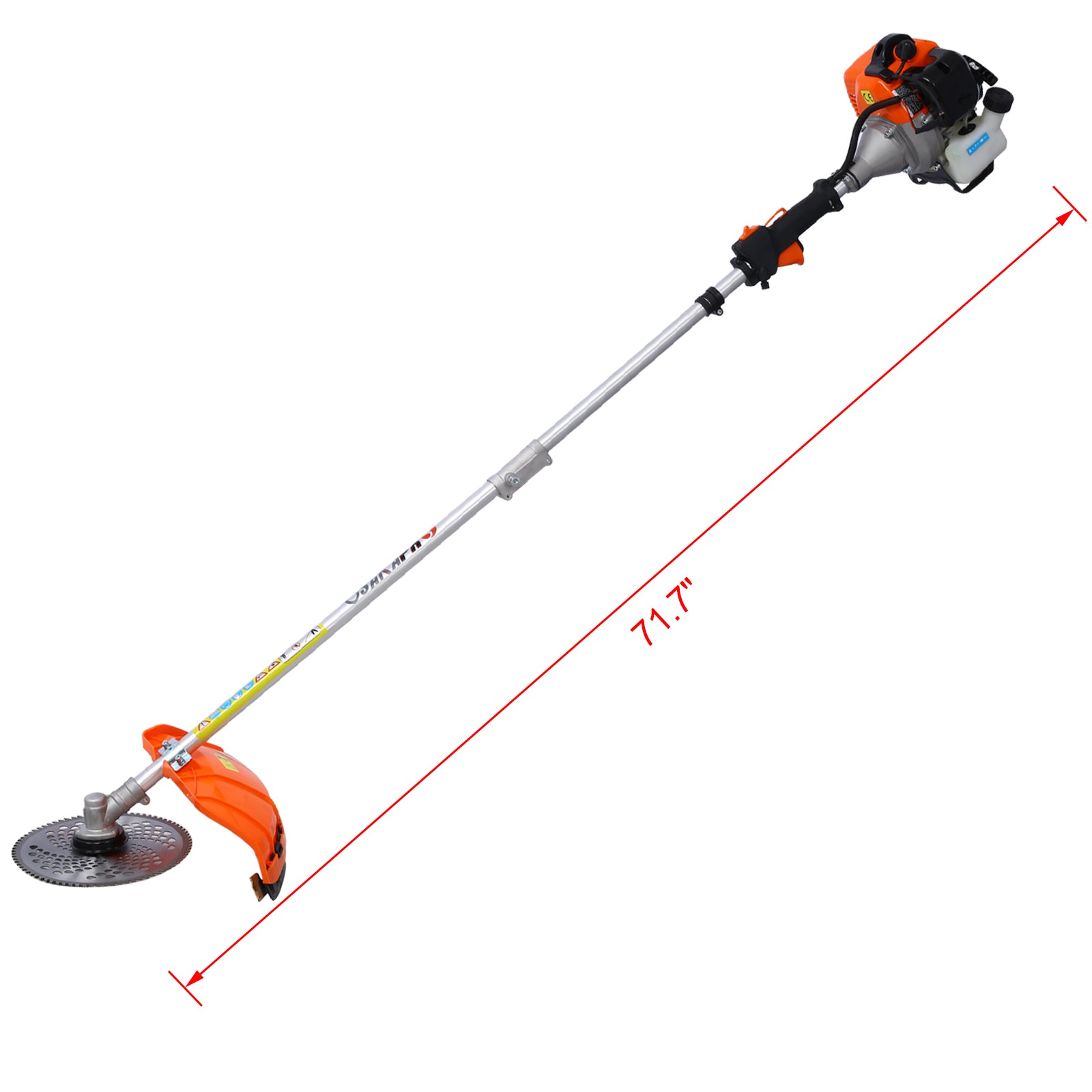 10-in-1 52CC Gas Garden Tool System with Pole Saw, Hedge Trimmer & Brush Cutter