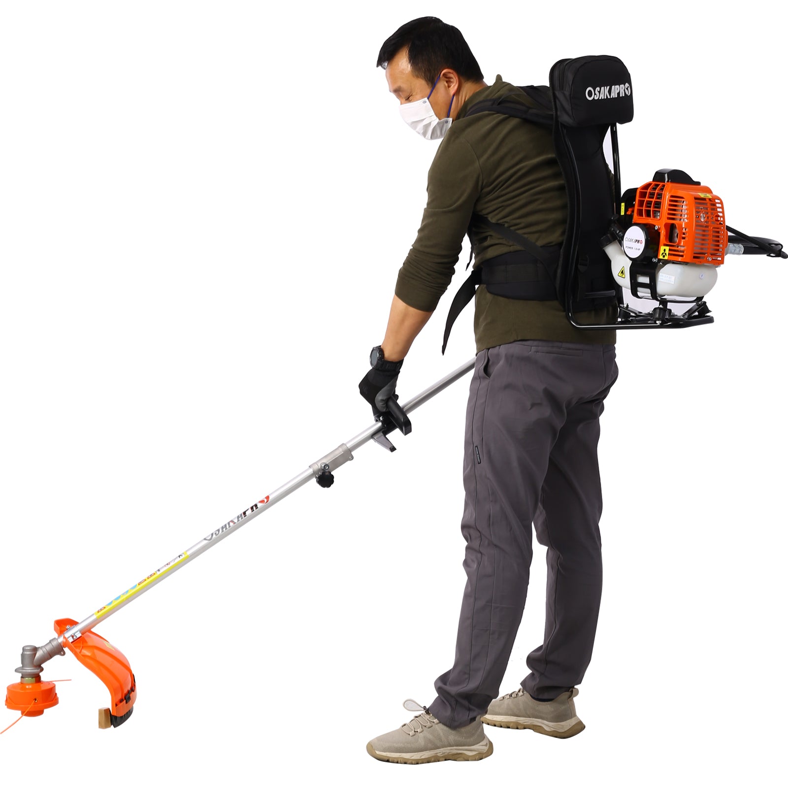 Backpack 4-in-1 52CC Gas Garden Tool System with Pole Saw & Hedge Trimmer