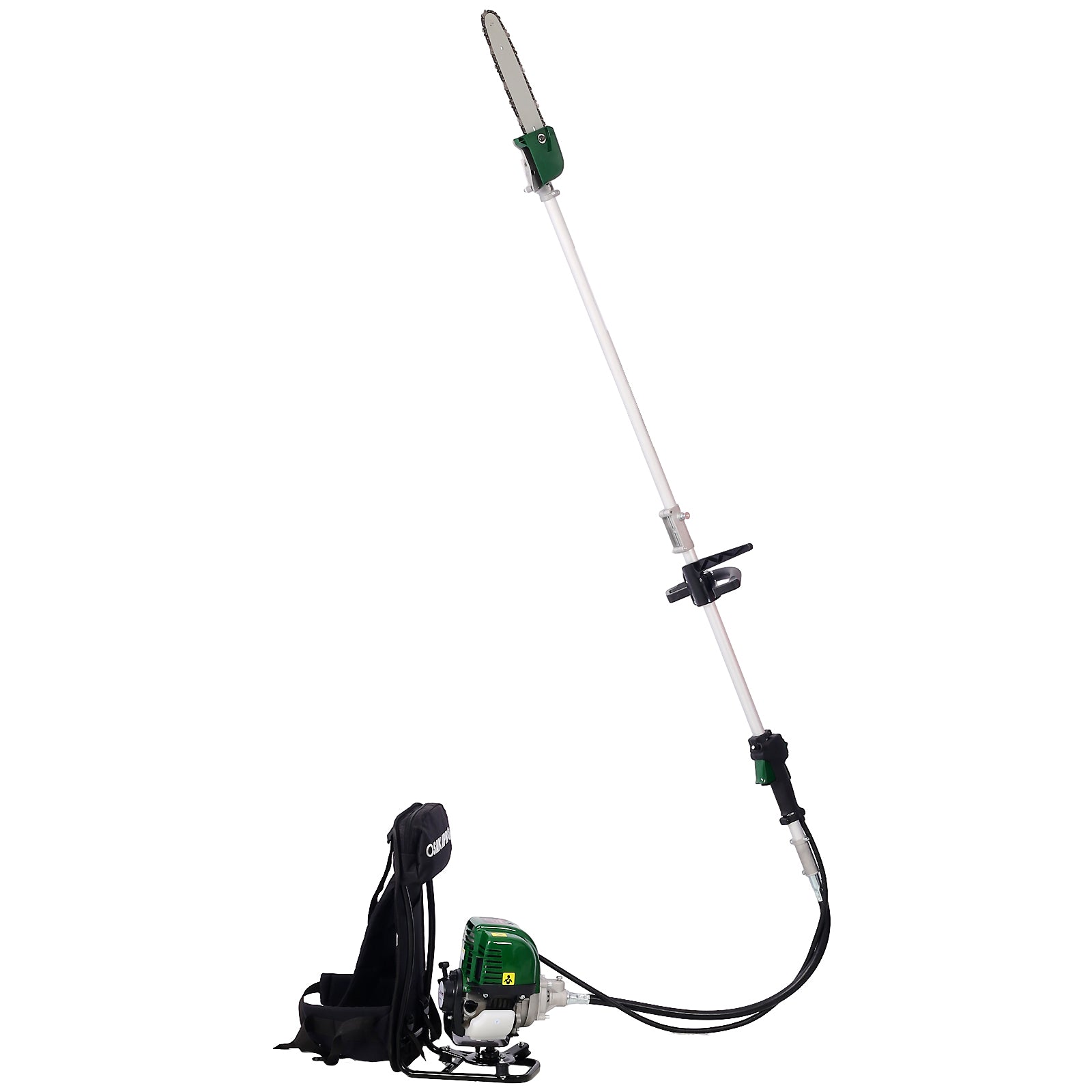 Backpack 4-in-1 38CC 4-Stroke Gas Garden Tool System with Pole Saw & Hedge Trimmer