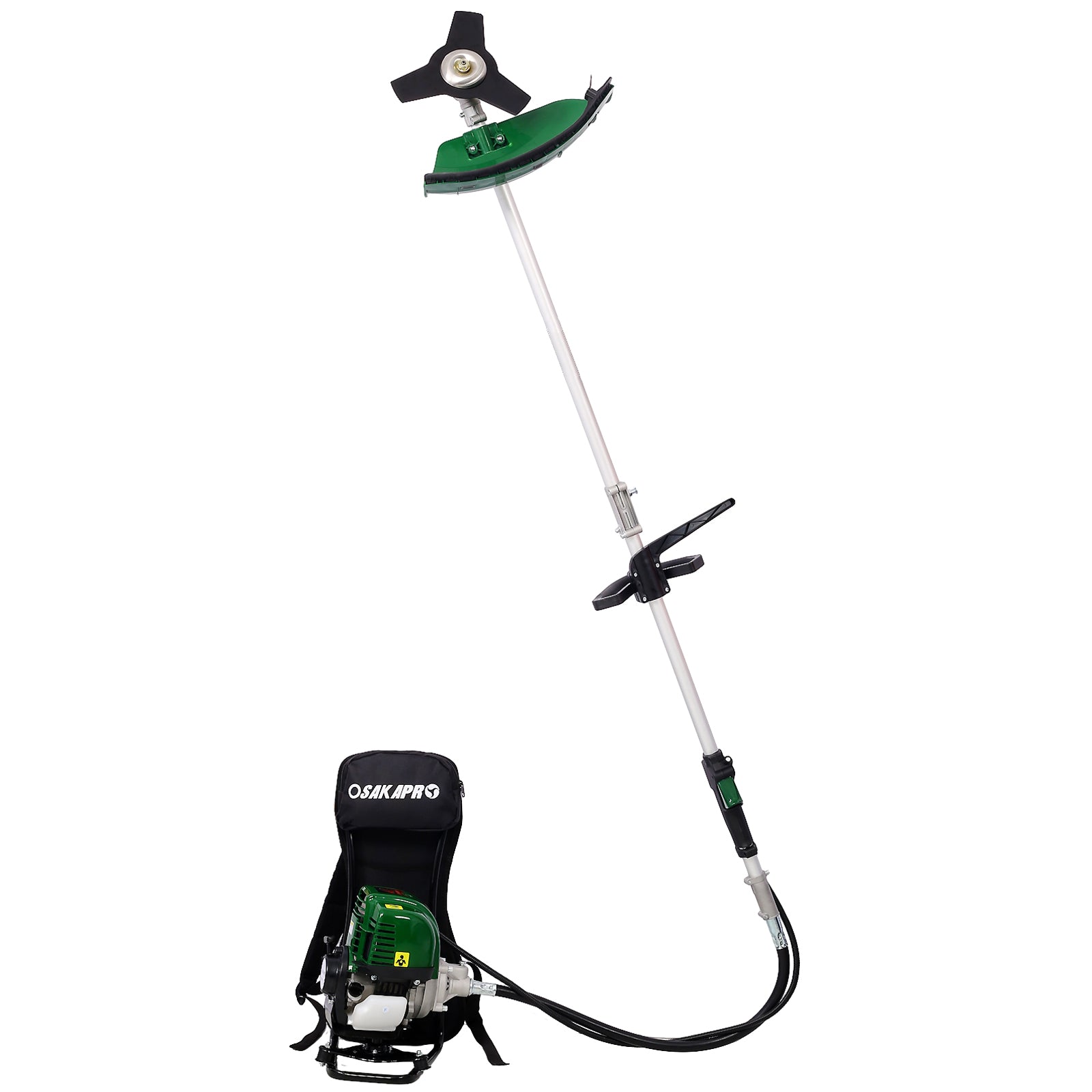 Backpack 4-in-1 38CC 4-Stroke Gas Garden Tool System with Pole Saw & Hedge Trimmer
