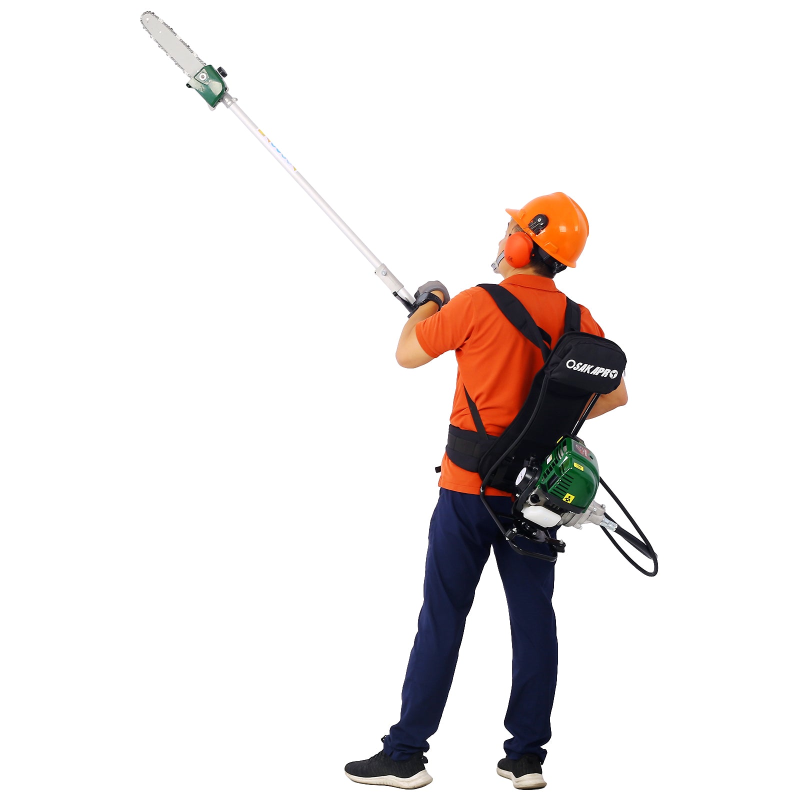 Backpack 4-in-1 38CC 4-Stroke Gas Garden Tool System with Pole Saw & Hedge Trimmer