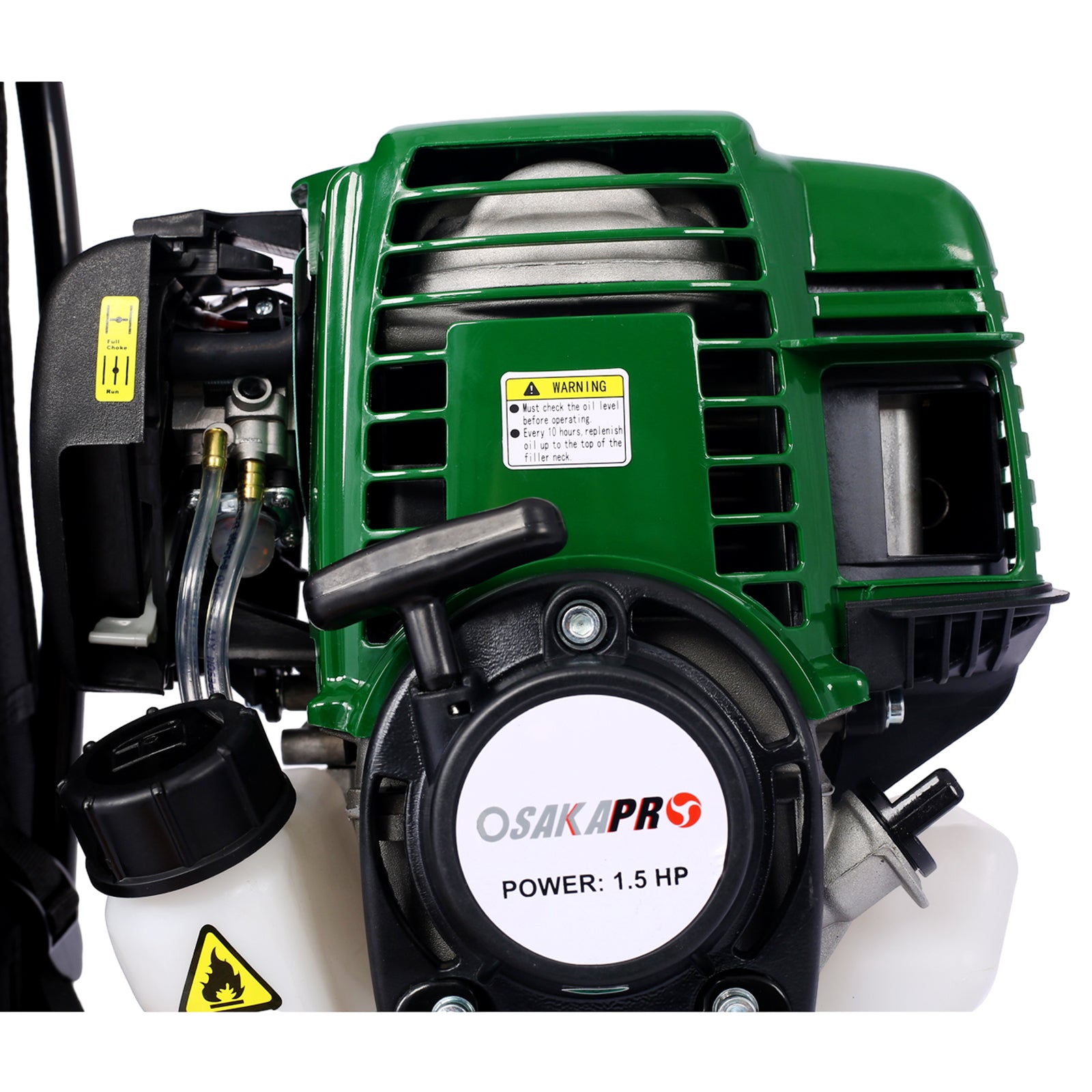 Backpack 4-in-1 38CC 4-Stroke Gas Garden Tool System with Pole Saw & Hedge Trimmer