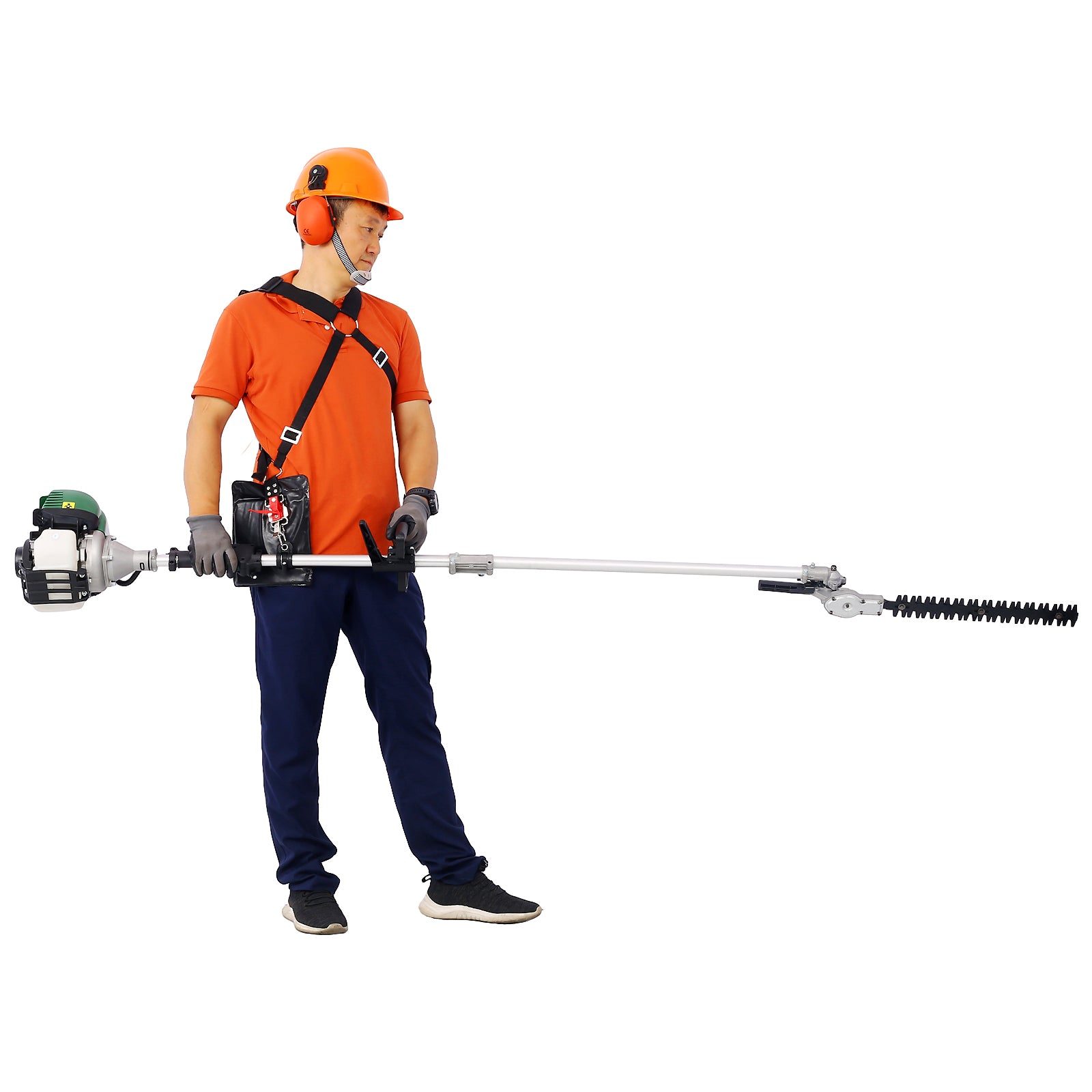 9-in-1 38CC 4-Stroke Gas Garden Tool System with Pole Saw & Hedge Trimmer