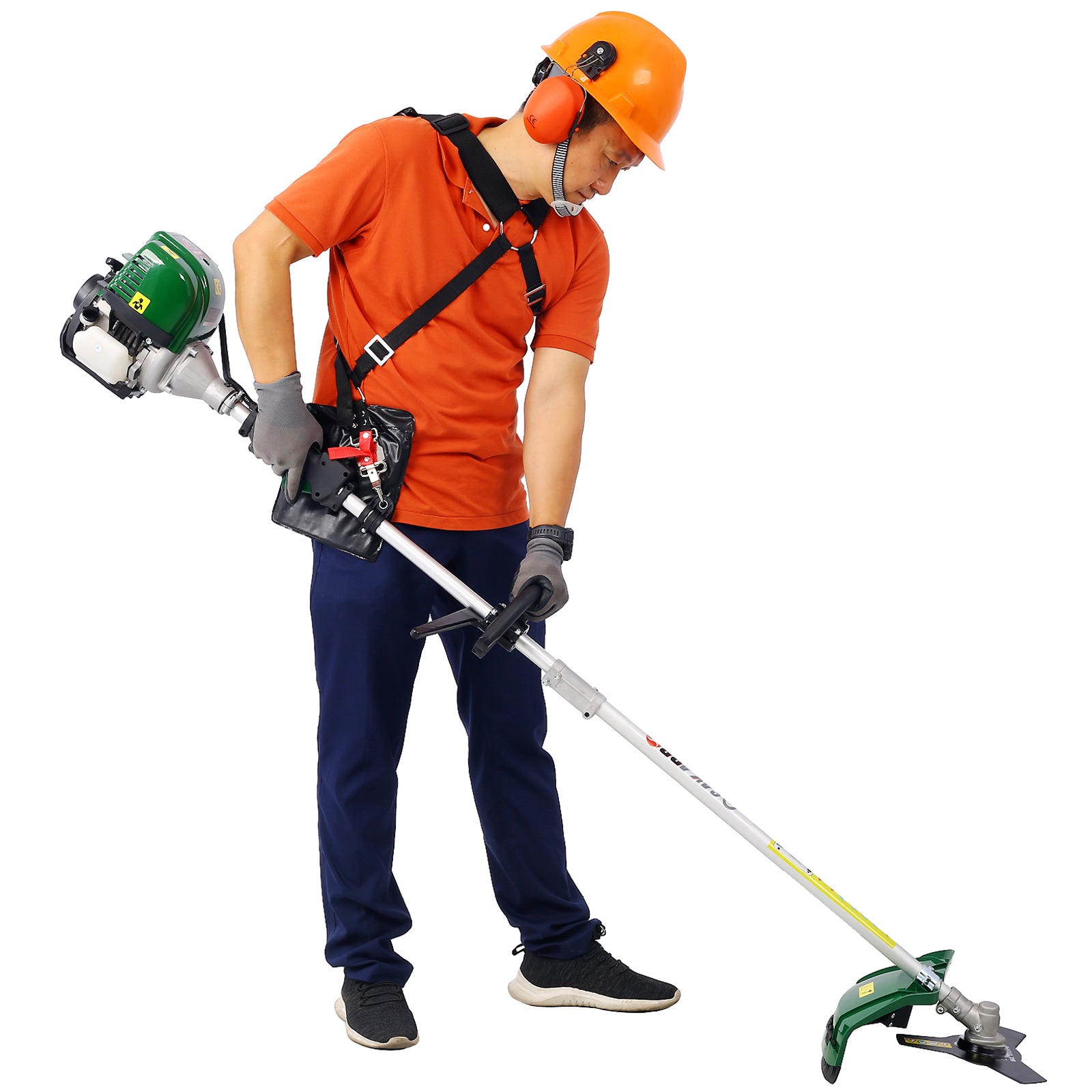 9-in-1 38CC 4-Stroke Gas Garden Tool System with Pole Saw & Hedge Trimmer