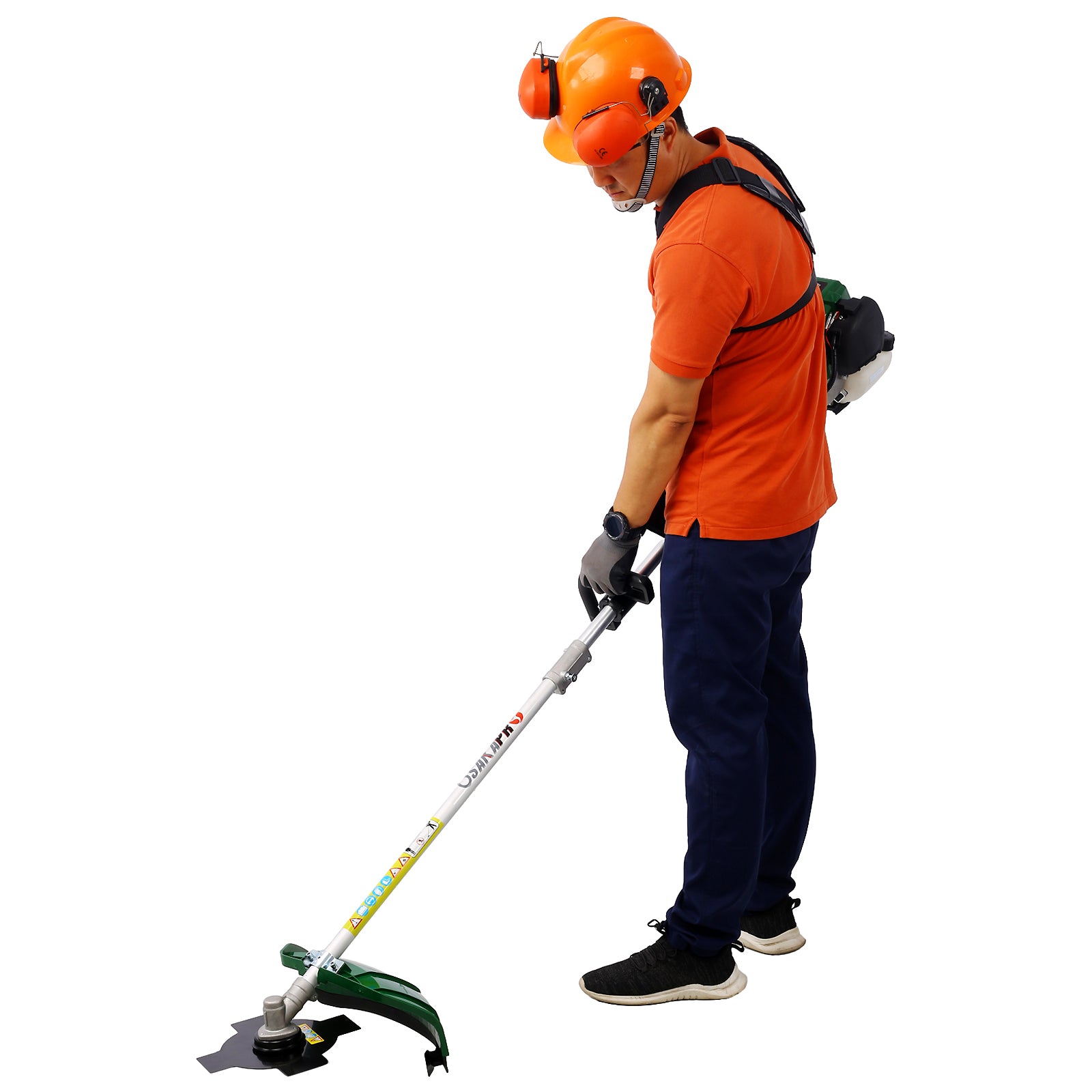 9-in-1 38CC 4-Stroke Gas Garden Tool System with Pole Saw & Hedge Trimmer