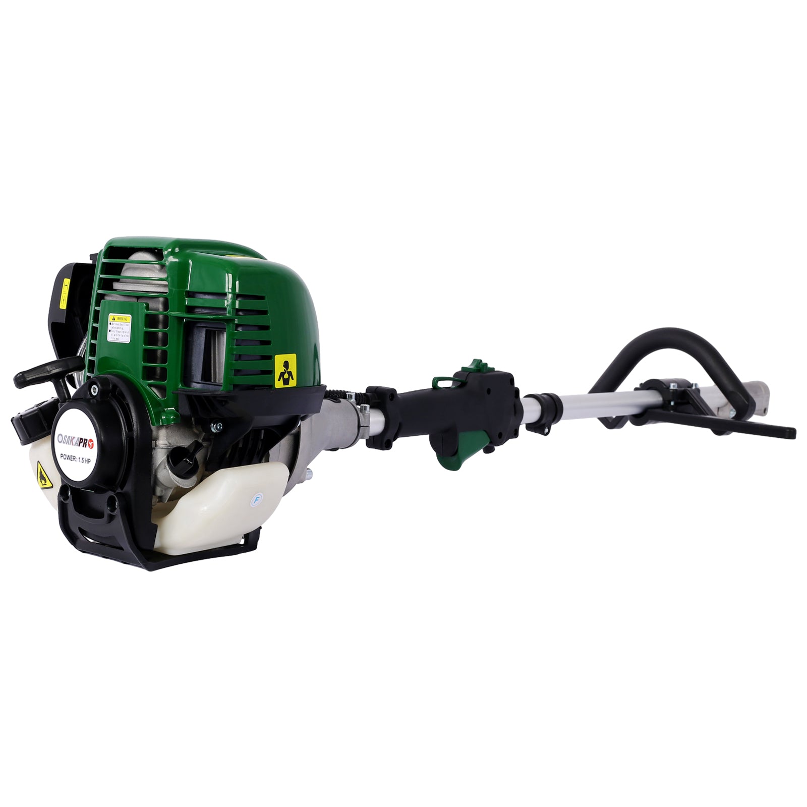 9-in-1 38CC 4-Stroke Gas Garden Tool System with Pole Saw & Hedge Trimmer