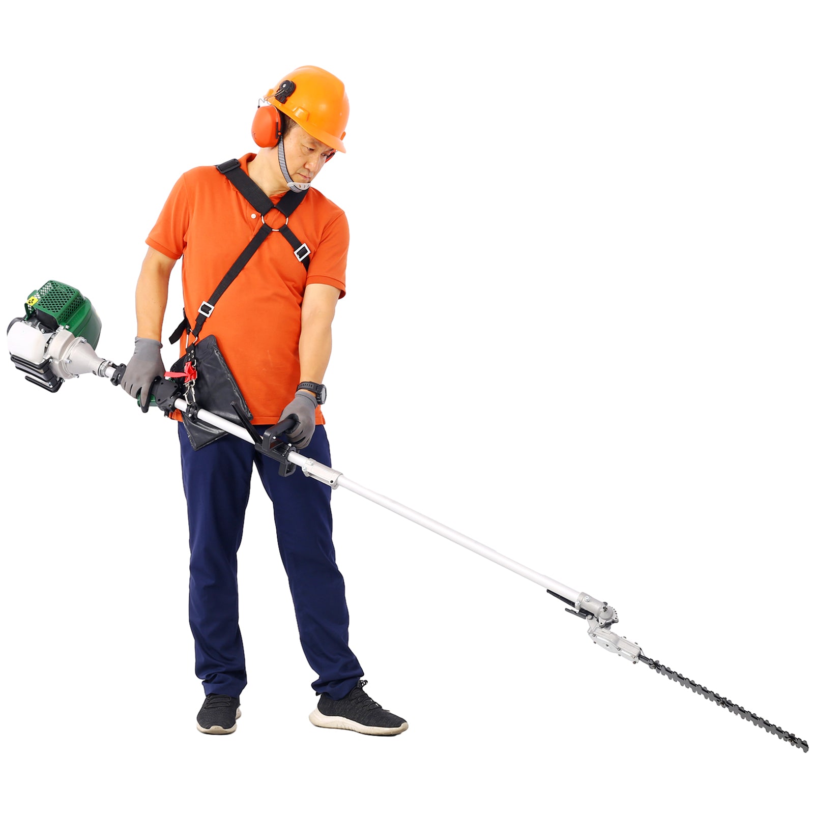 4-in-1 31CC 4-Cycle Gas Garden Tool System with Pole Saw & Hedge Trimmer