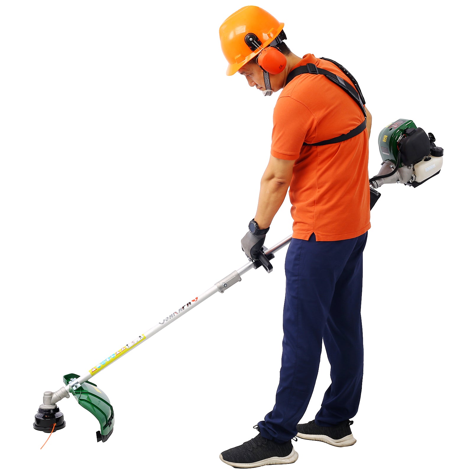 9-in-1 38CC 4-Stroke Gas Garden Tool System with Pole Saw & Hedge Trimmer