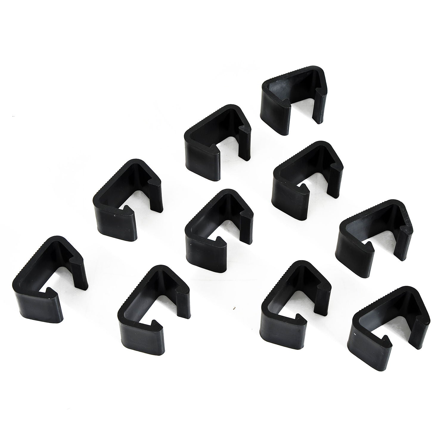 10‑Pack Outdoor Sectional Couch Connector Clips — All‑Weather Nylon Furniture Clamps for Wicker & Patio Sofas Black