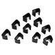 10‑Pack Outdoor Sectional Couch Connector Clips — All‑Weather Nylon Furniture Clamps for Wicker & Patio Sofas Black
