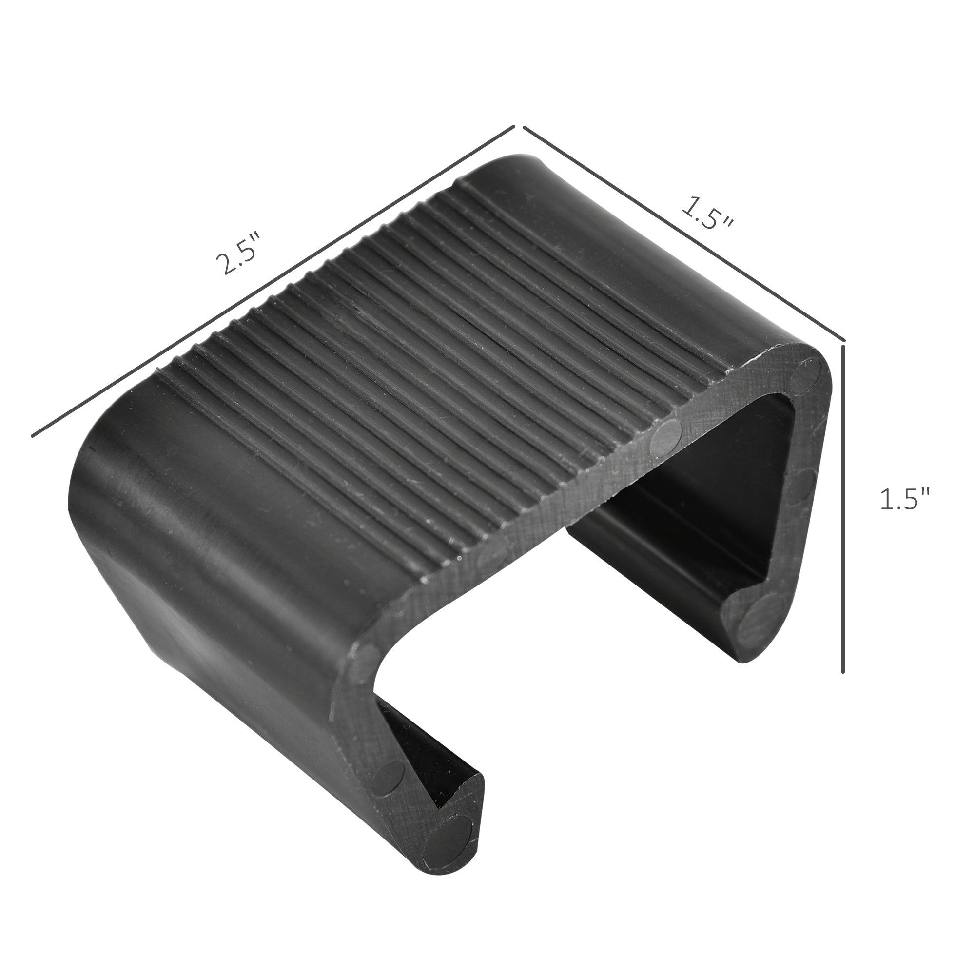 10‑Pack Outdoor Sectional Couch Connector Clips — All‑Weather Nylon Furniture Clamps for Wicker & Patio Sofas Black