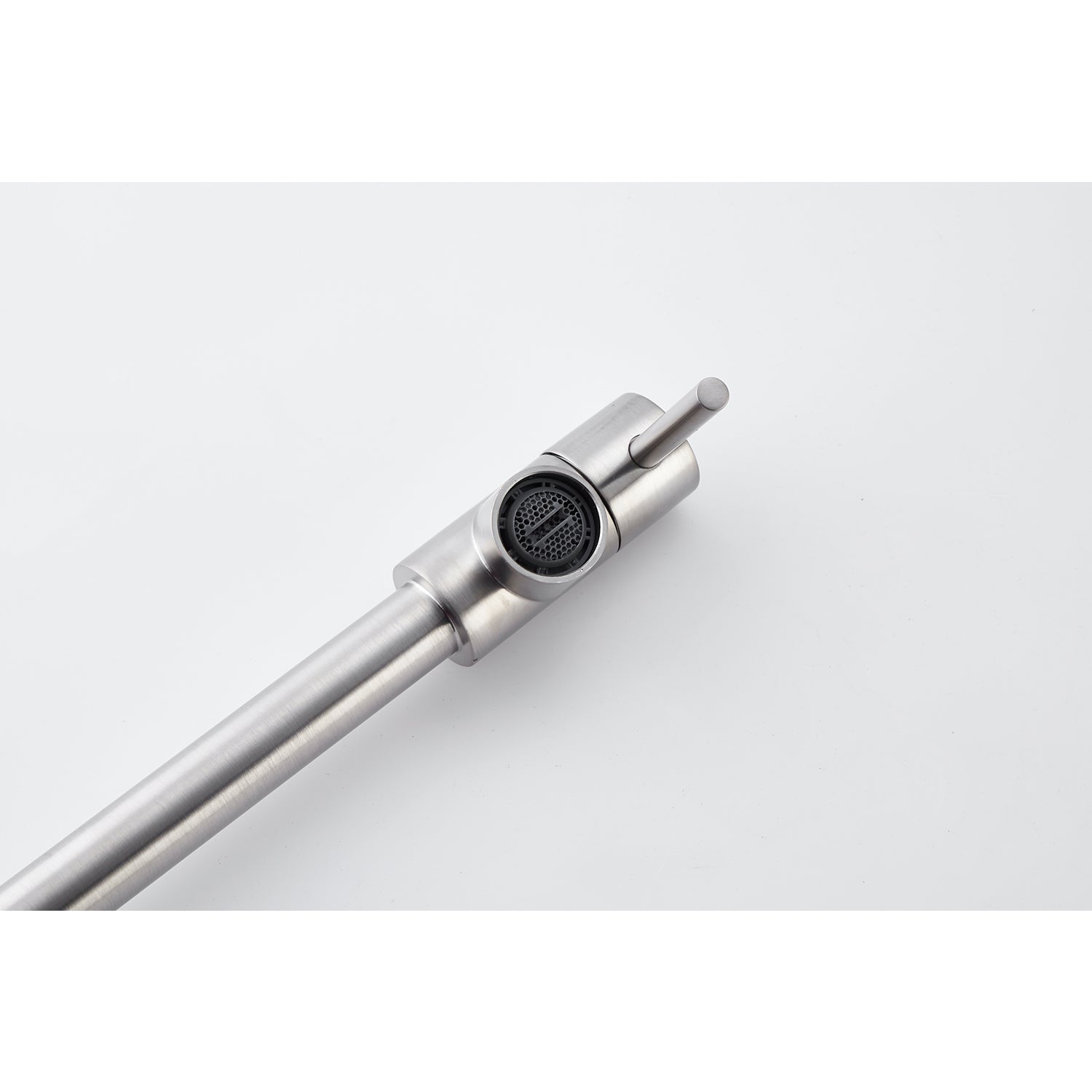 Pot Filler Faucet with Extension Shank – Brushed Nickel, Folding Swivel Arm, Dual Handle, Solid Brass
