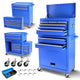 8-Drawer Rolling Tool Chest with Lock – Detachable Mechanic Tool Cart & Storage