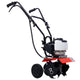 Mini Tiller Cultivator, Powerful 37.7cc 4-stroke Viper Engine, Gear Drive Transmission, Mini Cultivator with 4-Cycle Engine