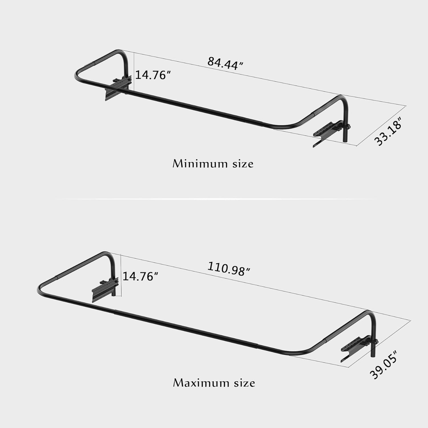 Universal Hot Tub Cover Lift – Side Mounted Spa Cover Lifter, Adjustable Aluminum Brackets, Fits Most Spas
