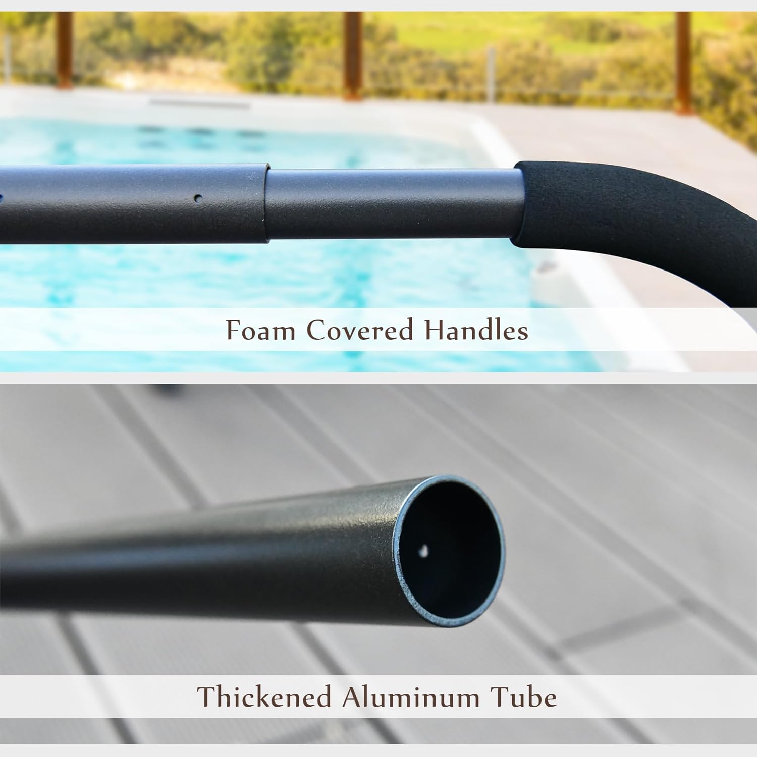 Universal Hot Tub Cover Lift – Side Mounted Spa Cover Lifter, Adjustable Aluminum Brackets, Fits Most Spas