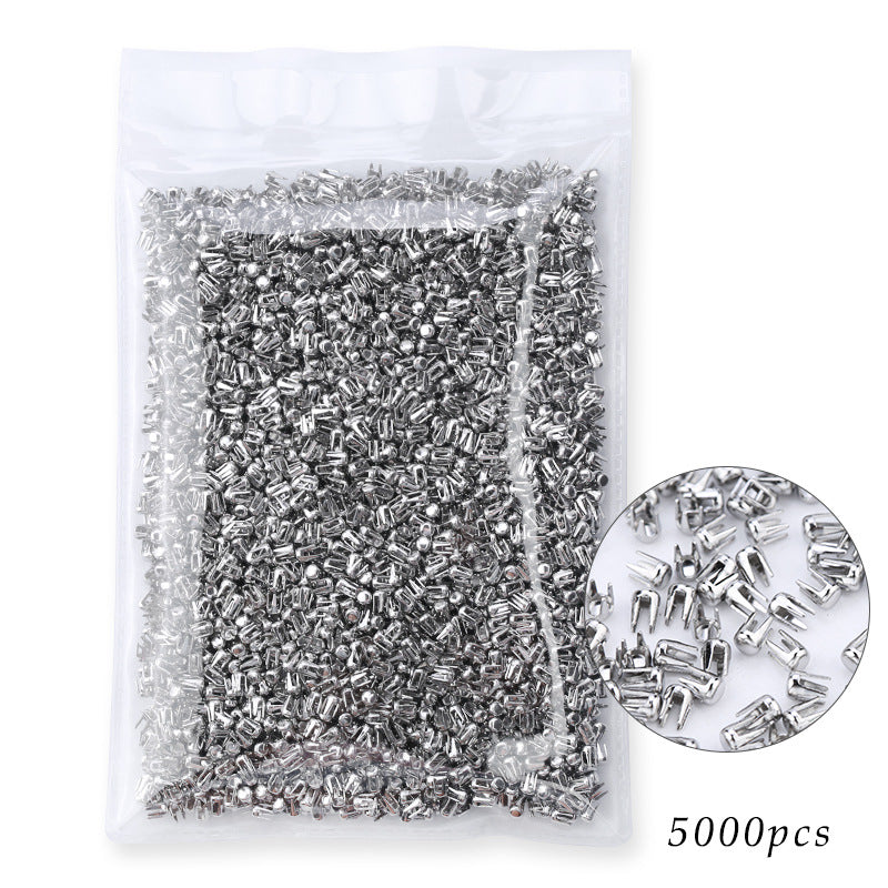 Pearl Nail Bead Machine Kit – DIY Clothing & Accessory Rivet Bead Tool Set with Pearls