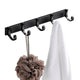 No-Punch Hooks Wall Metal Kitchen Bathroom Clothes Hooks