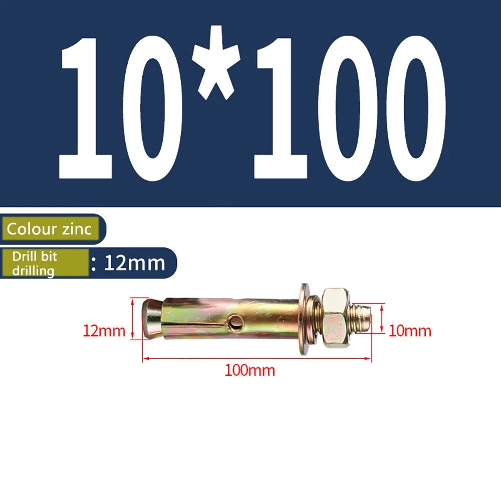 Masonry Concrete Expansion Bolts — Carbon Steel Wall Anchor Screws M6 to M20