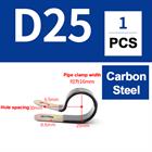 Set of 12 Spring Steel R-Clamps, made of durable 4.8-grade carbon steel with a smooth, burr-free surface, for use with hitch lock systems on trailers, tractors, farm equipment, trucks, cars, and more. | HomeDIYer