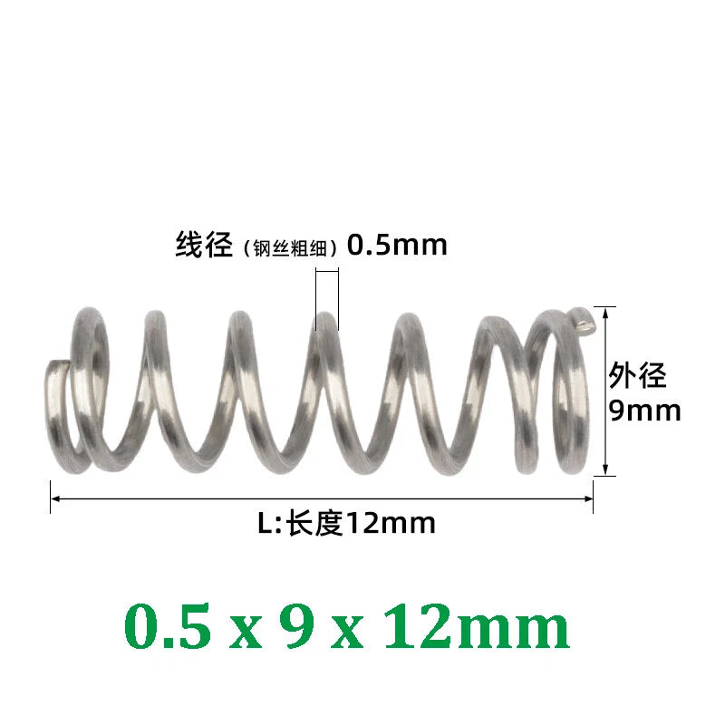 Compression Spring 0.2-0.5mm Wire Diameter Pressure Small Spring Stainless Steel