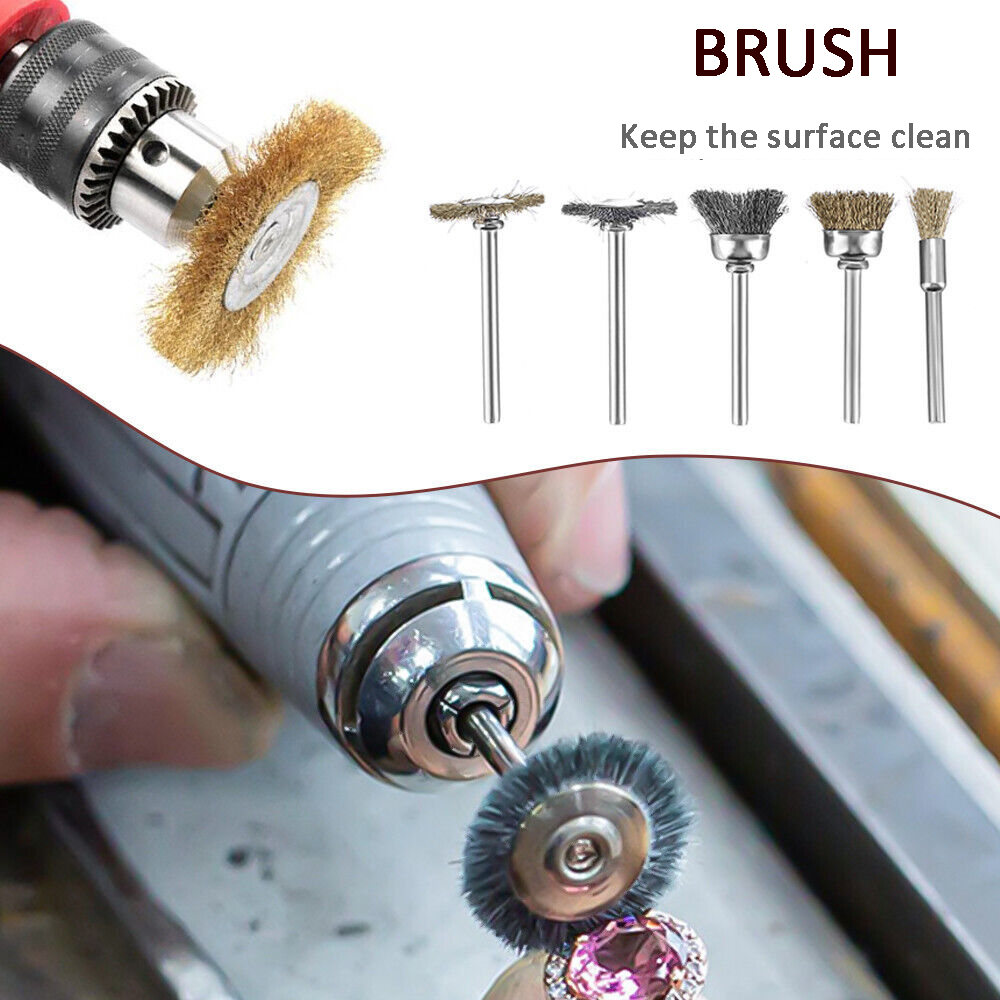 217Pcs Rotary Tool Accessories Kit Cutting Polishing Grinder Sanding for Dremel