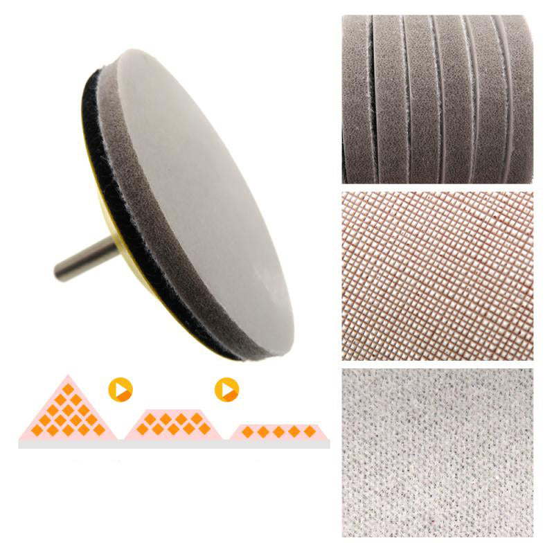 Edge Close-up 3 Inch 75mm Sponge Sandpaper - Foam Pads 320-8000 Grit for HomeDIY Precision Edge Sanding