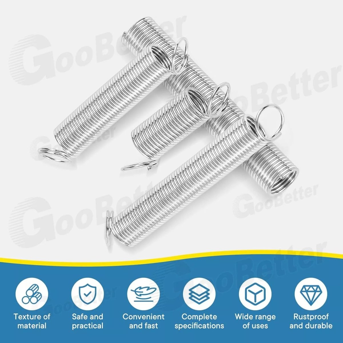 200pcs Coil Spring Small Metal Steel Expansion Compressed Springs Assorted Set - HomeDIYer