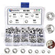 230 Pcs Hexagon Nuts Nuts Assortment Din 934 Stainless Steel Metric M3 M4 M5-M8