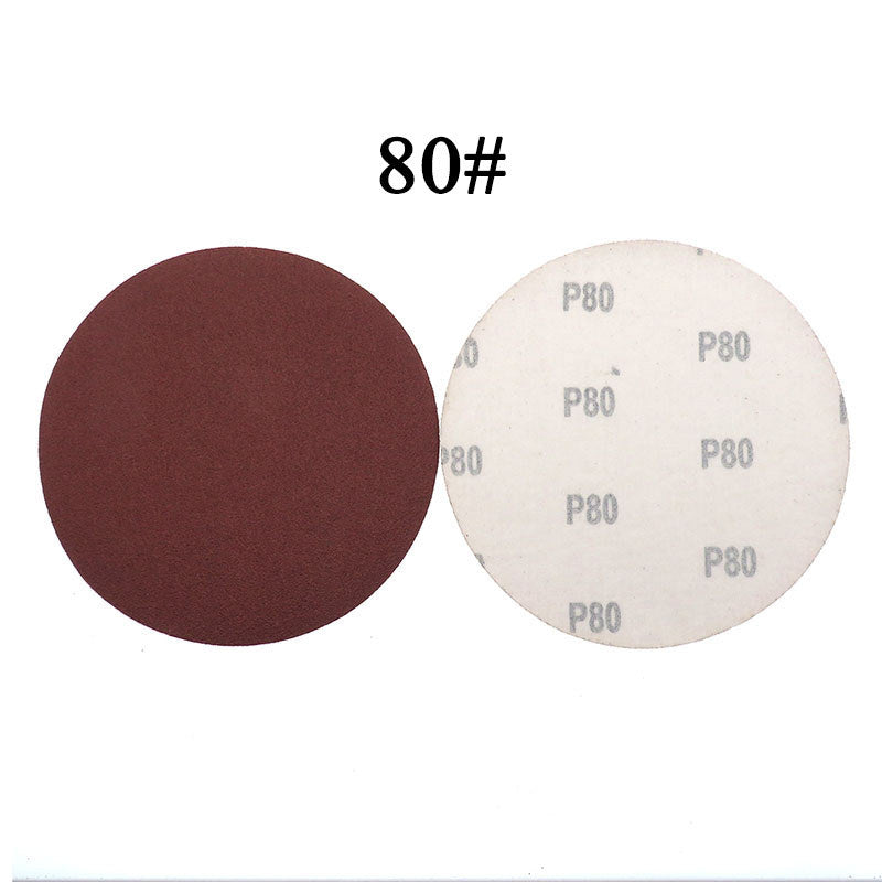 125mm Dry Sanding Hook Loop Backing Pad Polishing Sandpaper Discs Grit 40 - 2000