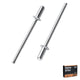 Sealed Pop Rivets – Closed Dome Head Blind Rivets A2 Stainless Steel 3.2mm, 4.0mm, 4.8mm  （100Pcs）