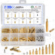 240 Pcs Male Female Brass PCB Spacer Standoff Screw Nut Assortment Threaded 2.5